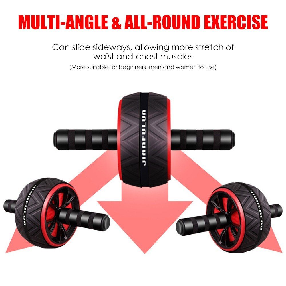 Abdominal Roller Exercise Wheel Fitness Equipment Mute