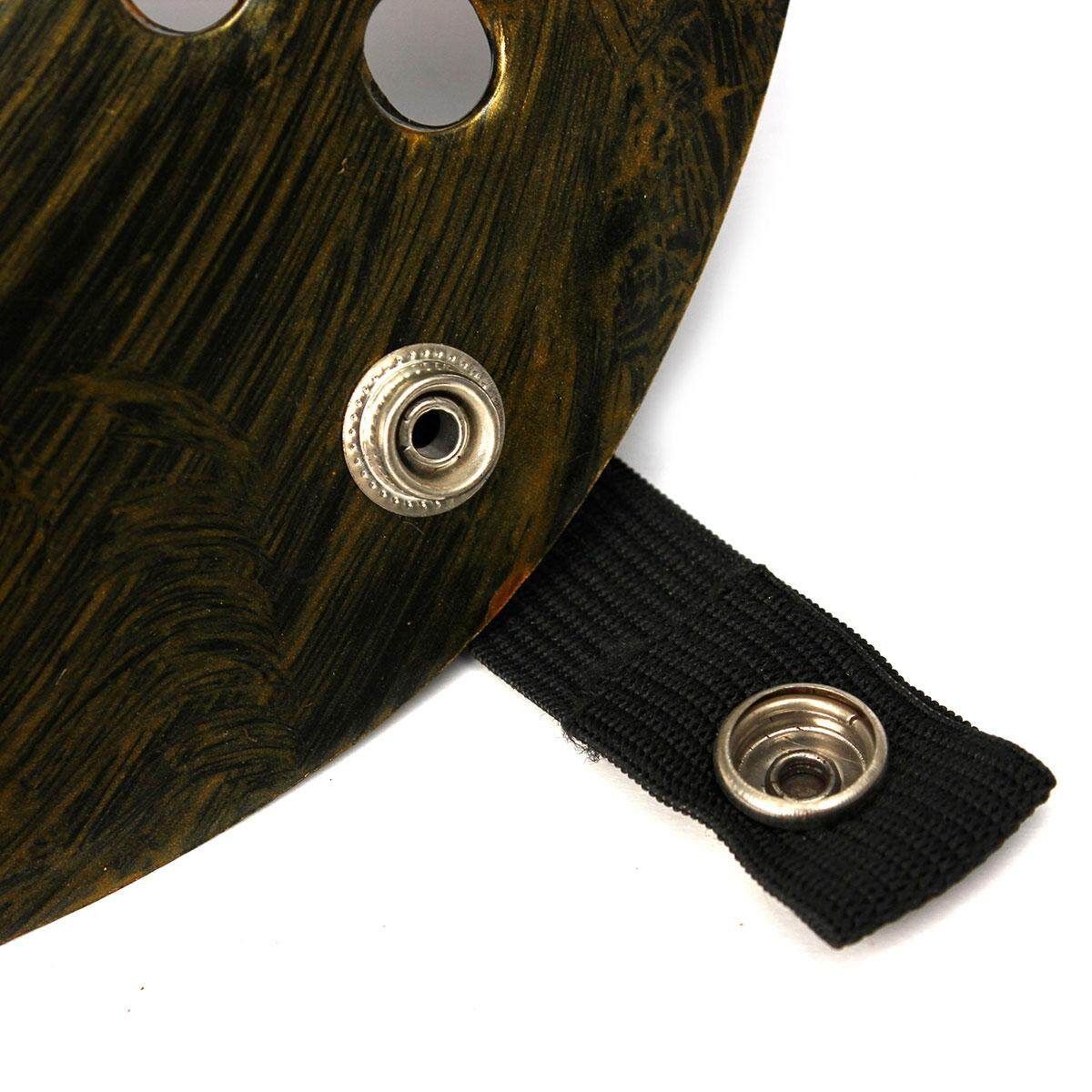 Vendredi 13th Jason Masque Plastique D'horreur Halloween Voorhees Machete Bronze