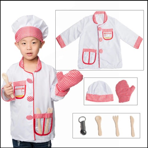 Chef Cook Costume For Kids