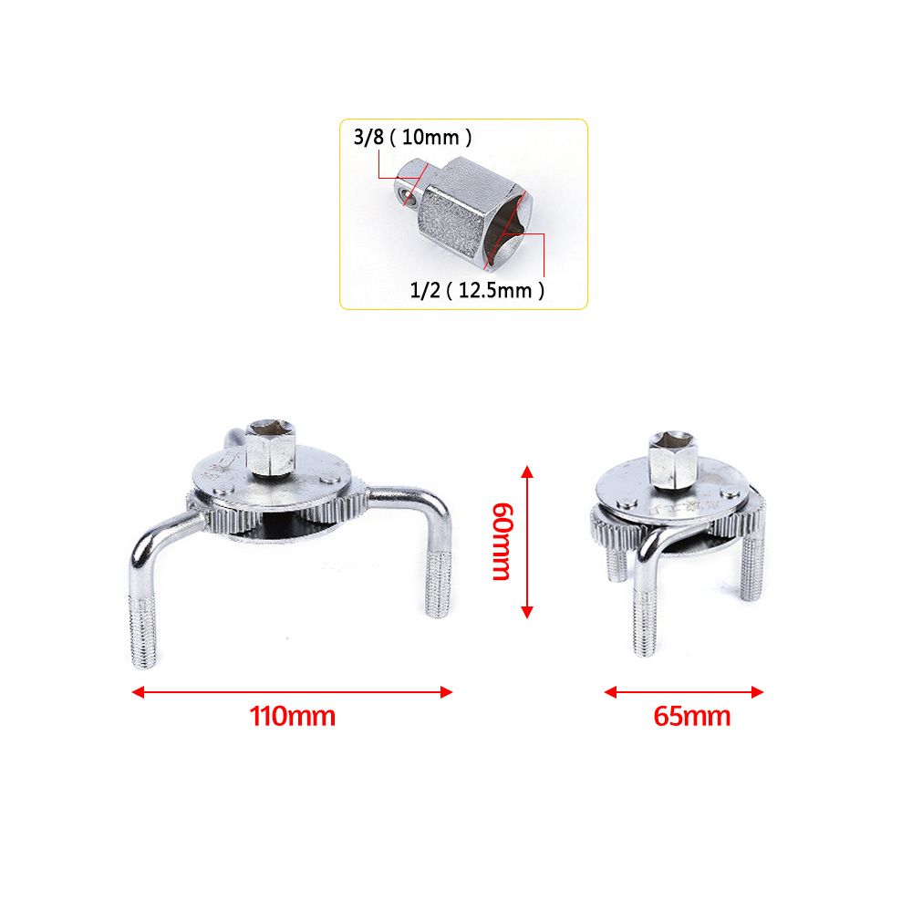Universal Oil Filter Wrench Adjustable Two-Way Oil Filter