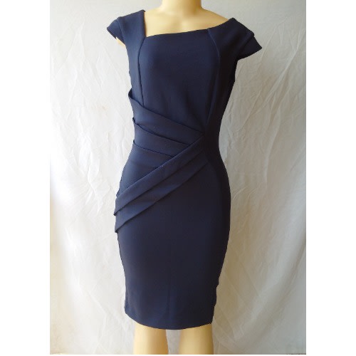 Women's Corporate Dress - Deep Blue