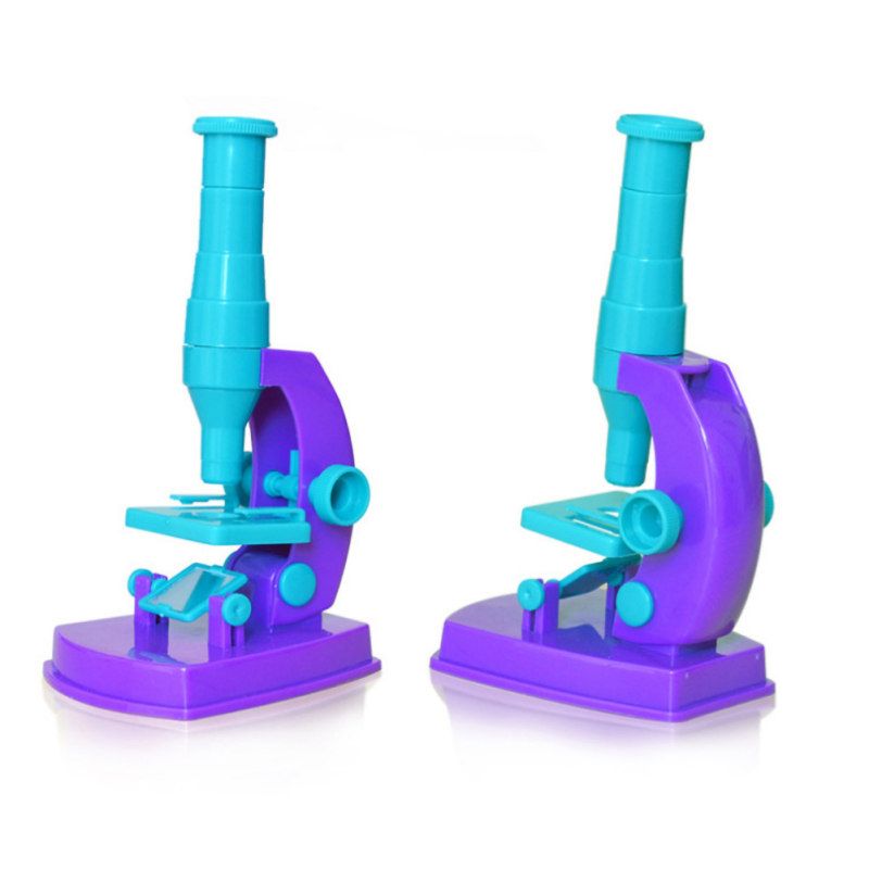 Kids 150X DIY Microscope Science Experiment-Purple Blue