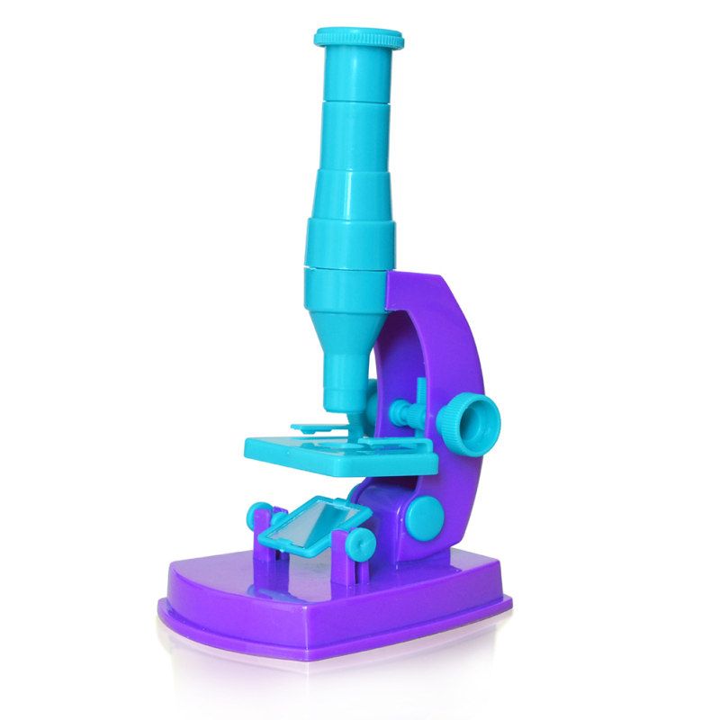 Kids 150X DIY Microscope Science Experiment-Purple Blue