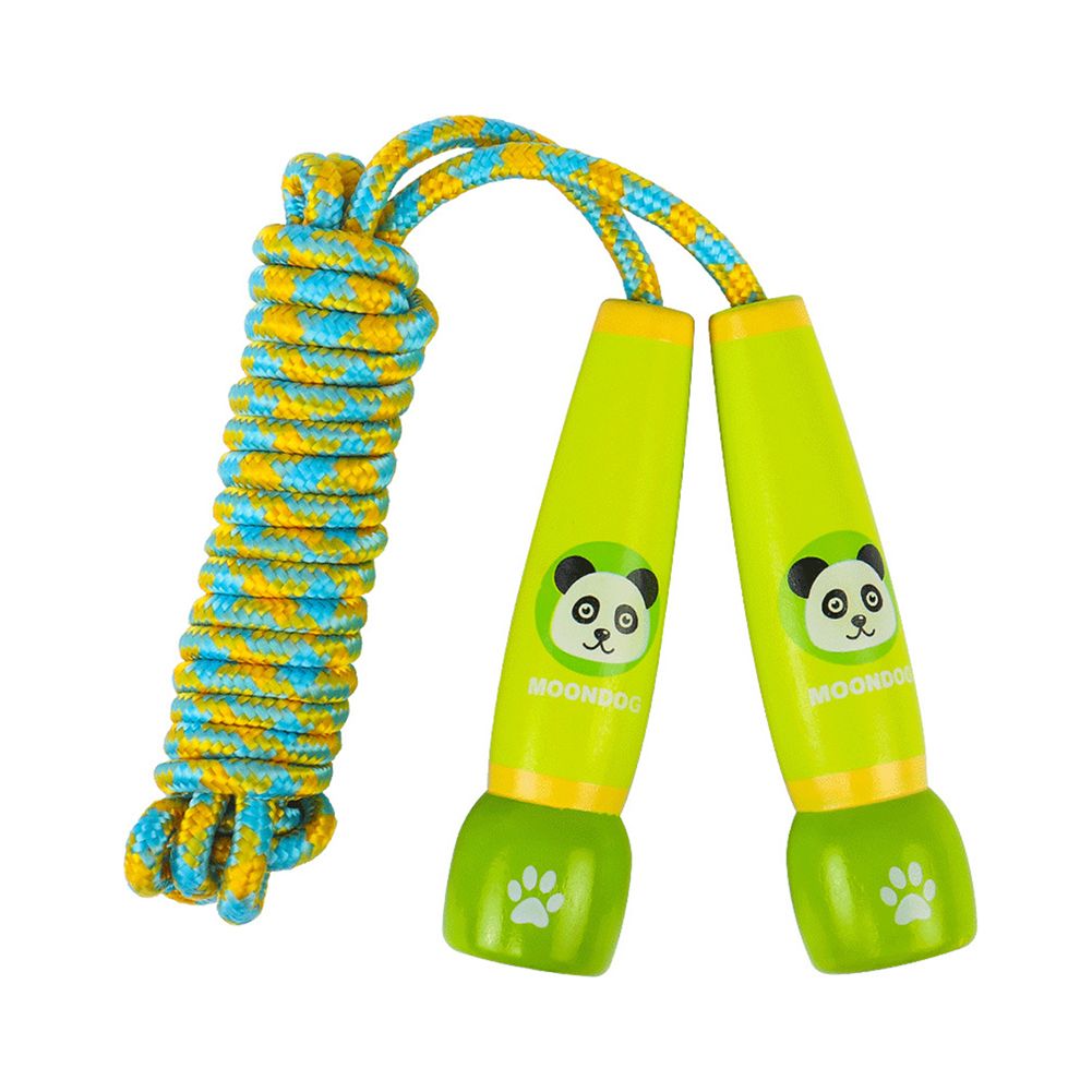 Cartoon Animal Adjustable Skipping Jump Rope With Wooden-