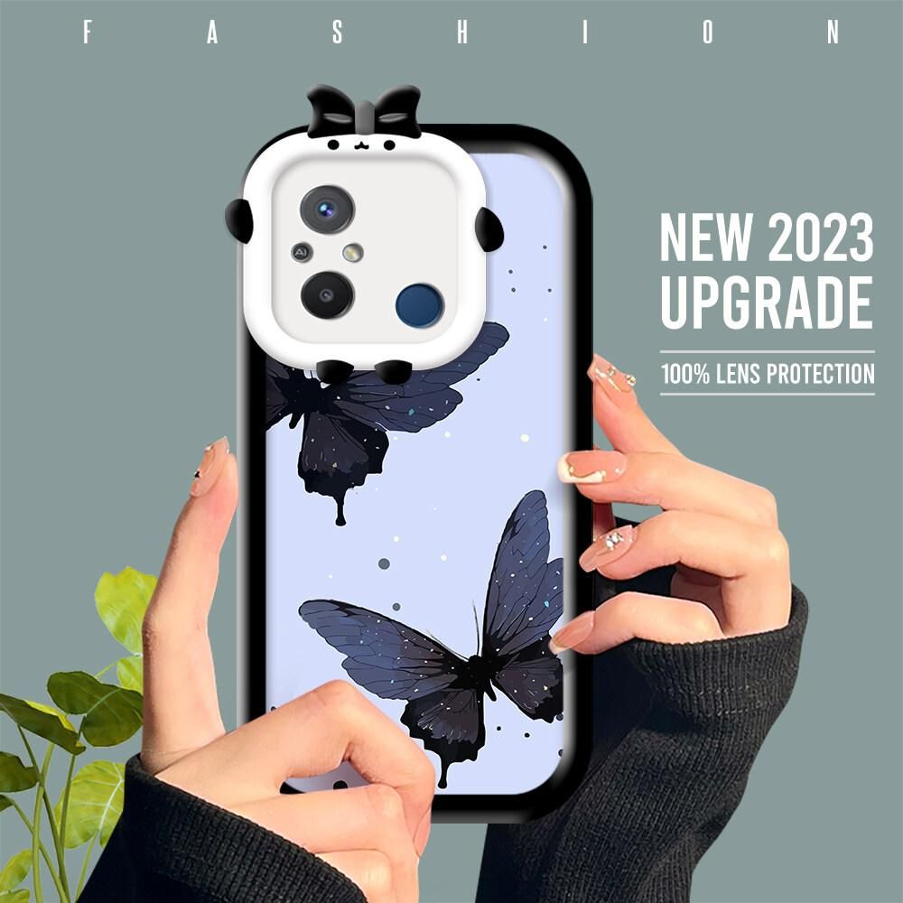 Xiaomi Redmi 12C Case Butterfly Soft Phone Back Cover