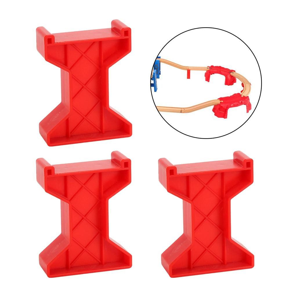 2x 3pcs Train Piers Railway Accessories Compatible All Major Brands