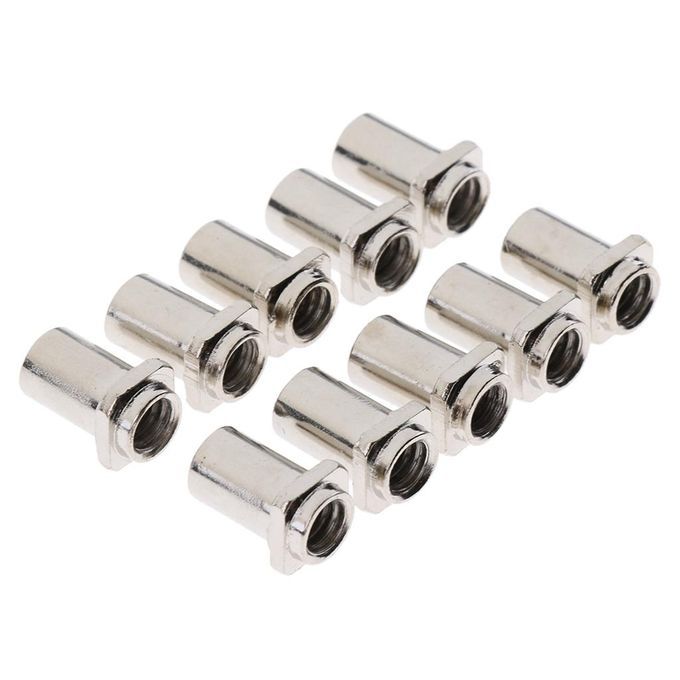3X 10x Swivel Nuts For Tom Lug Thread Nuts For Snare Drum Replacement
