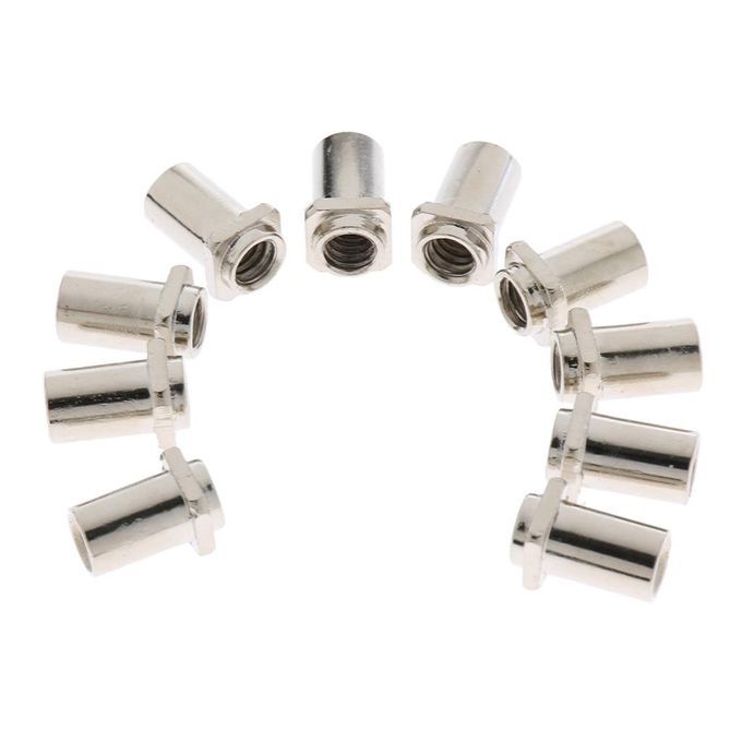 3X 10x Swivel Nuts For Tom Lug Thread Nuts For Snare Drum Replacement