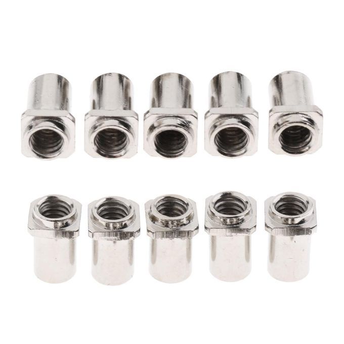 3X 10x Swivel Nuts For Tom Lug Thread Nuts For Snare Drum Replacement