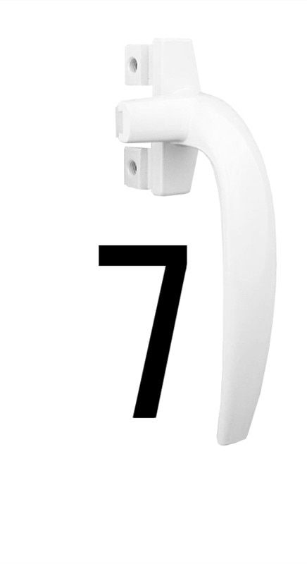 Aluminum Alloy Push Open Door And Window Handle Old Lock Buckle Door And Window