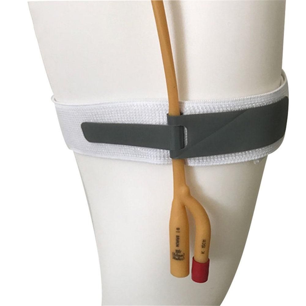 Adjustable Leg Catheter Holder Urethral Tube Fixation Strap Belt Brace Support