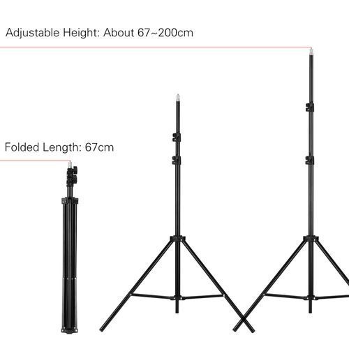 Tripod Stand Adjustable Metal Stand Camera Ring Light Stand