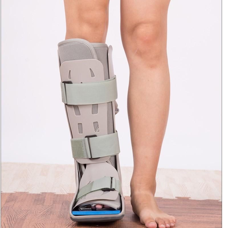 Adjustable ankle joint fixation bracket calf support