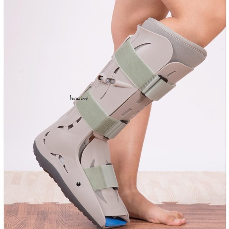 Adjustable ankle joint fixation bracket calf support
