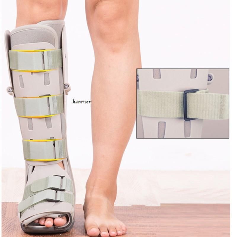 Adjustable ankle joint fixation bracket calf support
