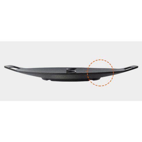 Queenmaru Induction Half Griddle Pan