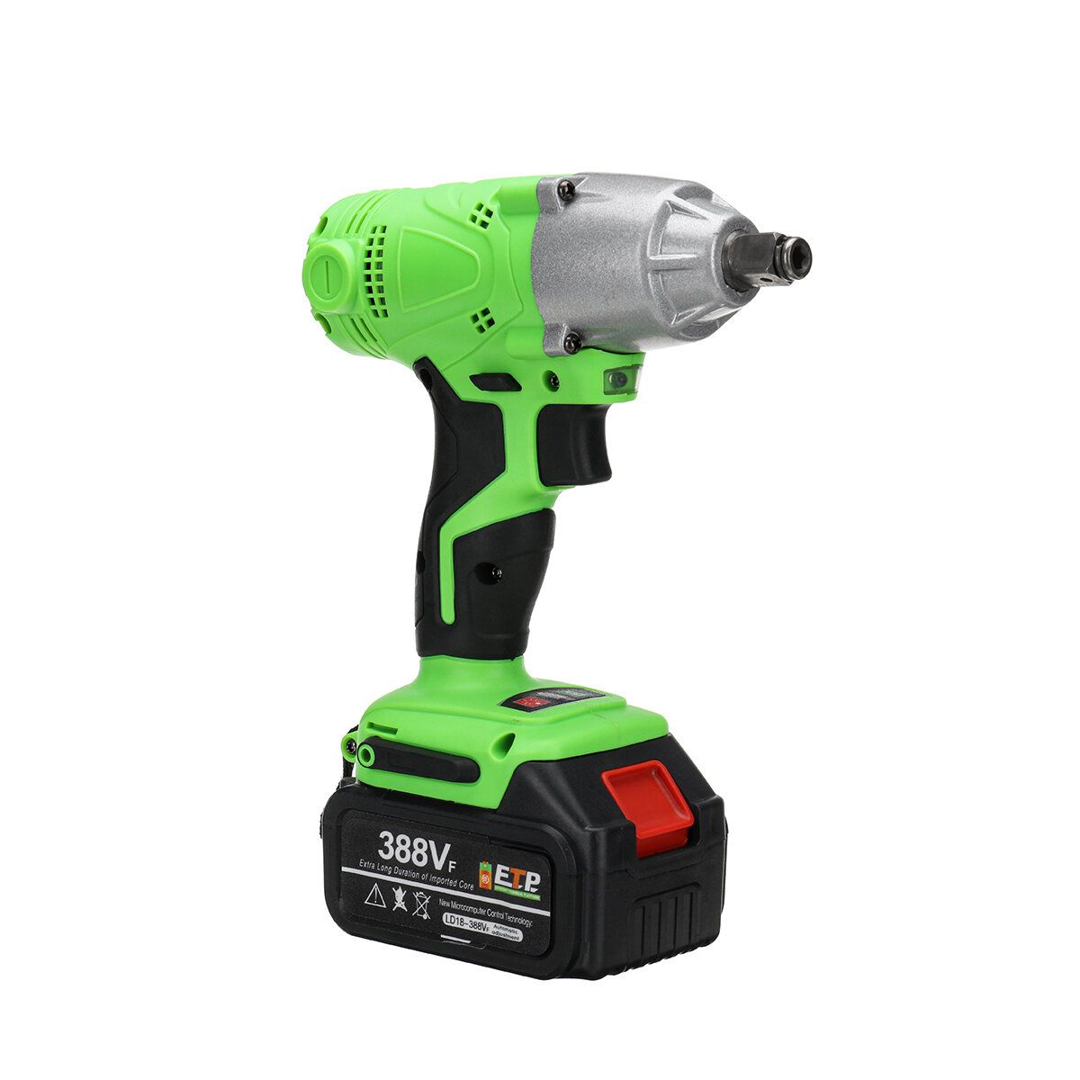 320N.m 1/2 Inch 1800RPM Electric Cordless Impact Wrench With