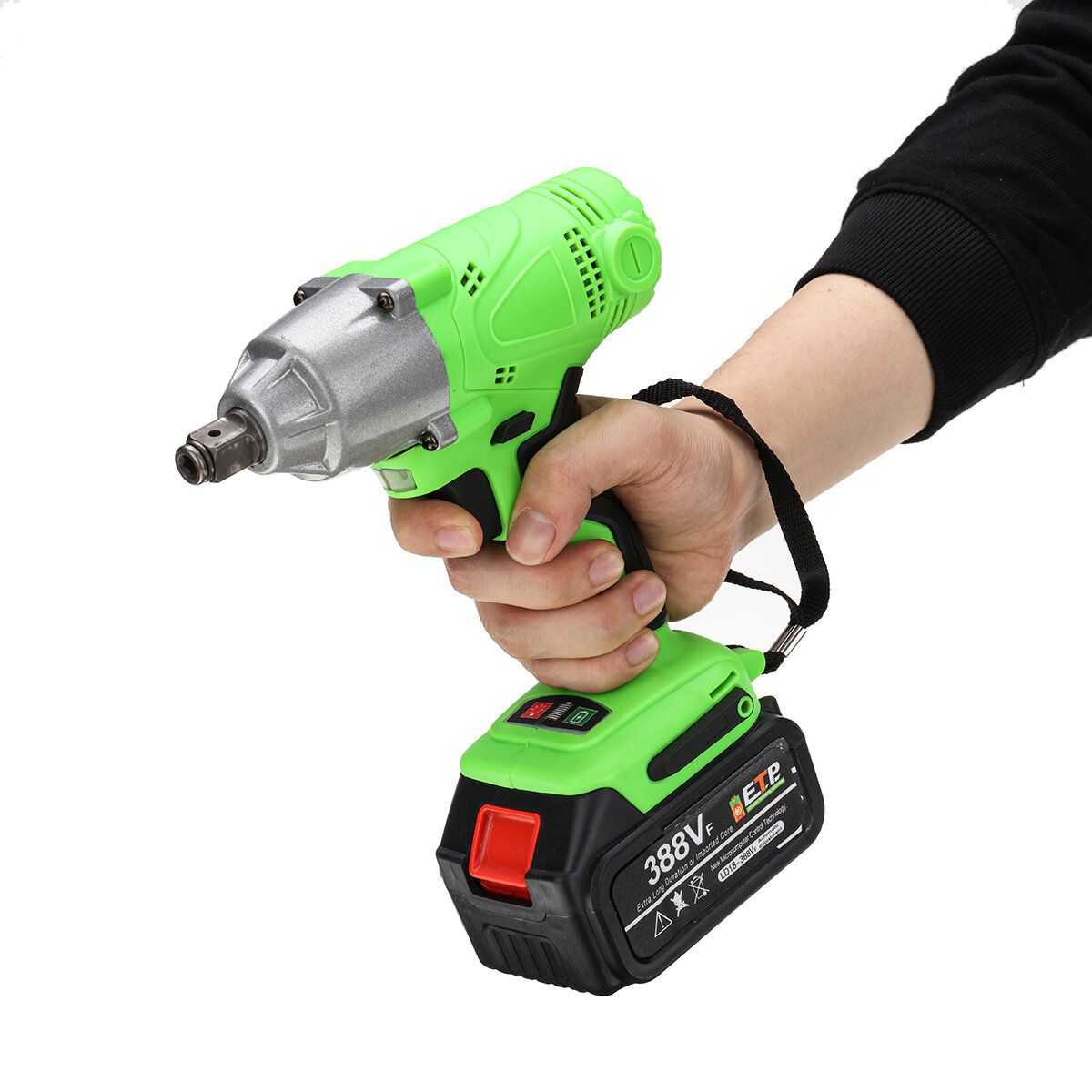 320N.m 1/2 Inch 1800RPM Electric Cordless Impact Wrench With