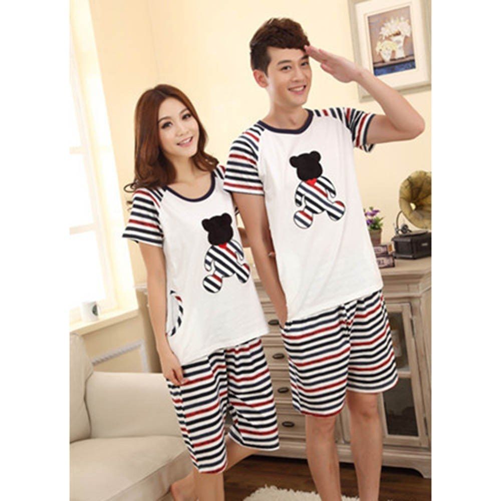 Summer Milk Fiber Sleepwear Light Short Sleeves Nighty Girl