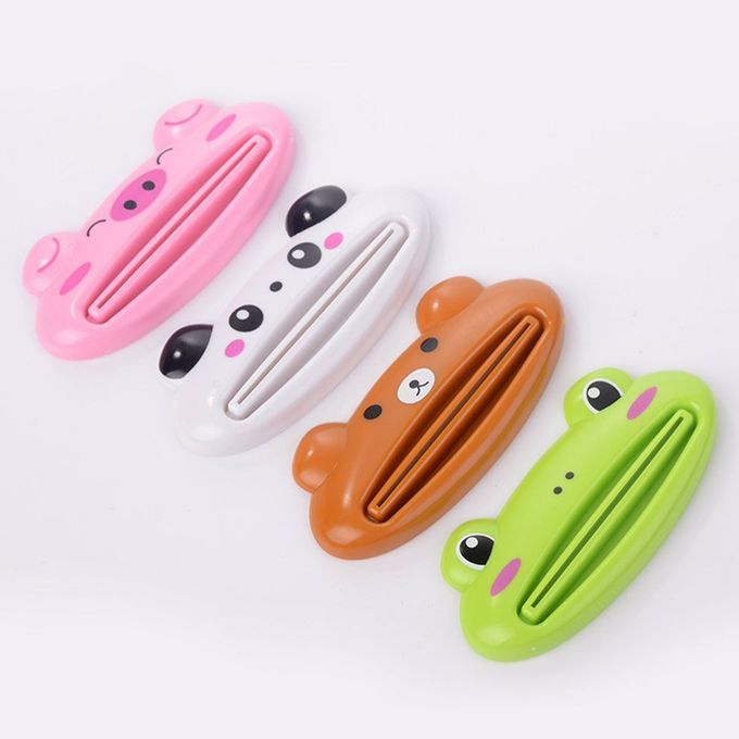 KTYGQ Animal Tube  R  Artoon Bathroom Tooth  Dispenser Easy  -green