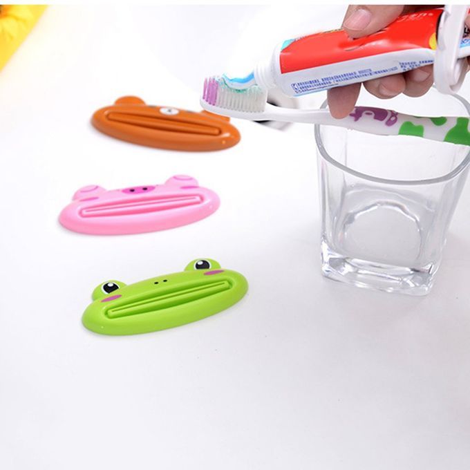 KTYGQ Animal Tube  R  Artoon Bathroom Tooth  Dispenser Easy  -green