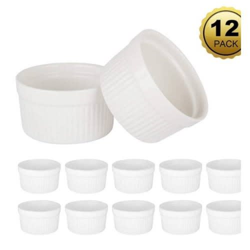 Porcelain Ramekins -12 Pieces