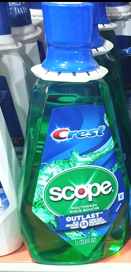 Scope Outlast Mouthwash 1 Litre X3