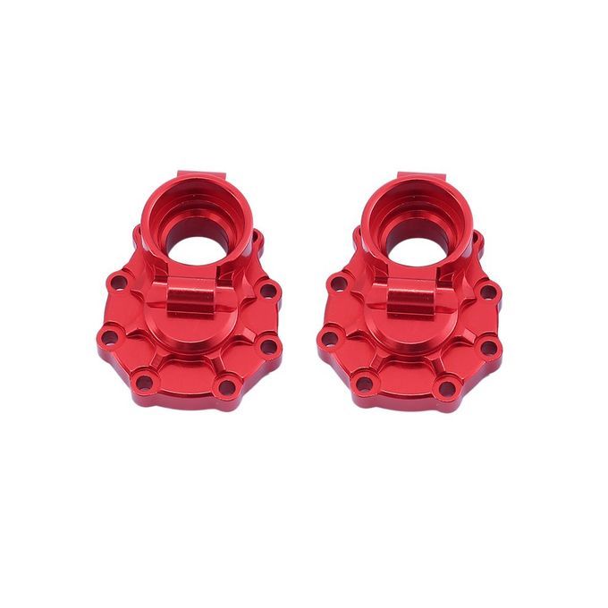 1 Pair Alloy Axle Gear Box  Over Steering  Up  Over Rear Portal Drive Housing-red