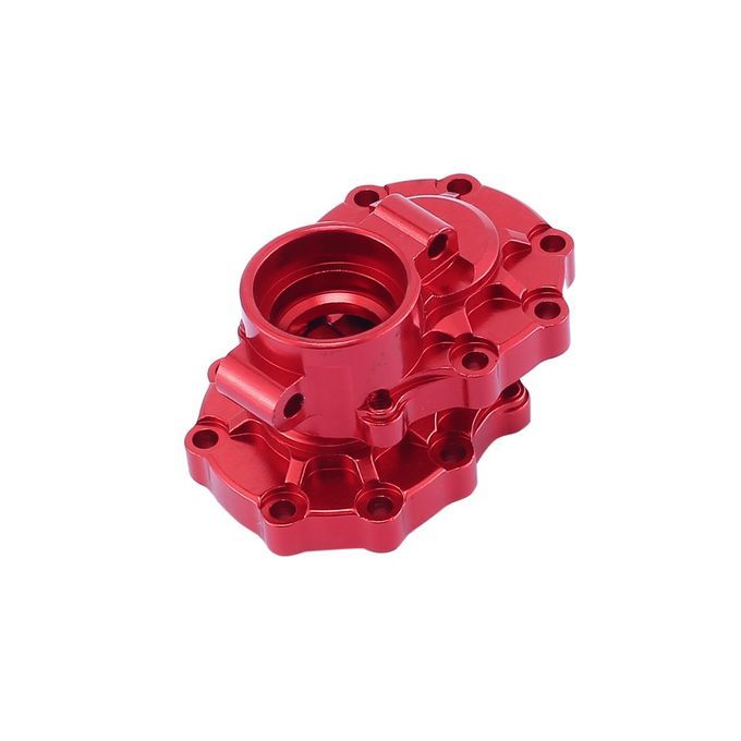 1 Pair Alloy Axle Gear Box  Over Steering  Up  Over Rear Portal Drive Housing-red