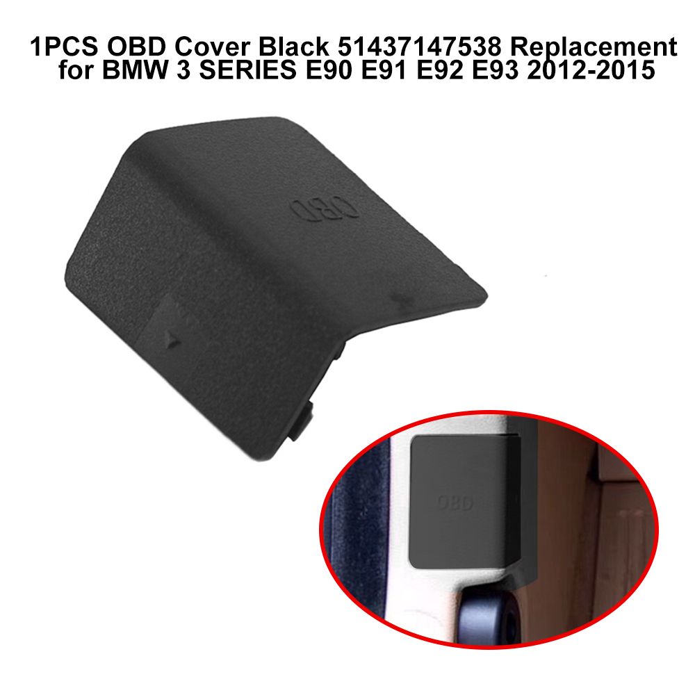 OBD Cover Black 51437147538 Replacement For BMW 3 SERIES E90
