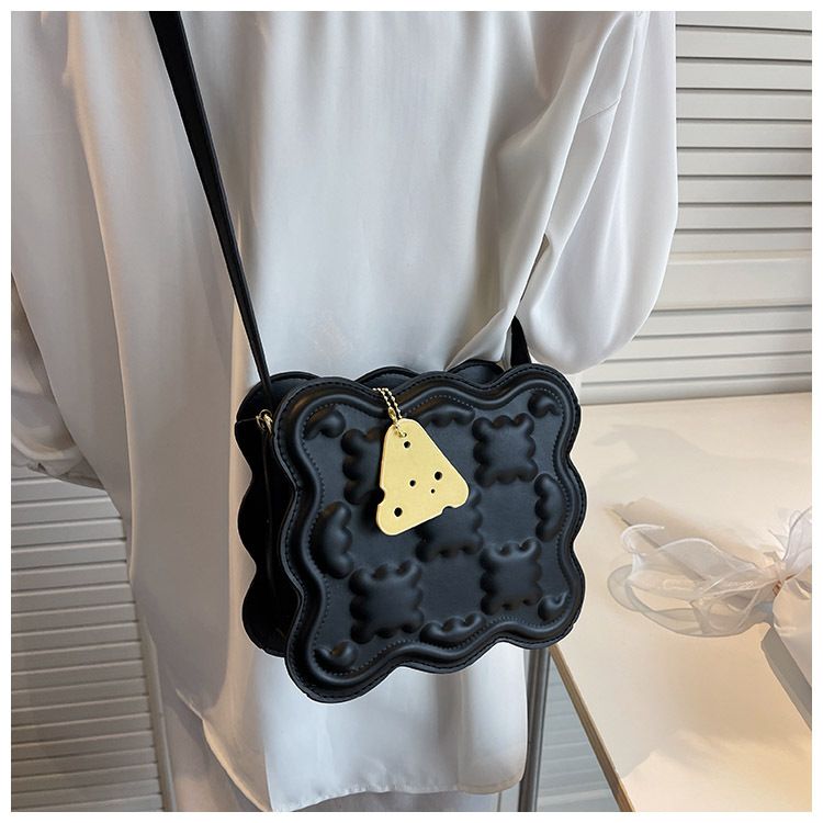 Cheese Biscuit Bag High-quality Underarm Bag Diagonal Cheese Small Square Bag