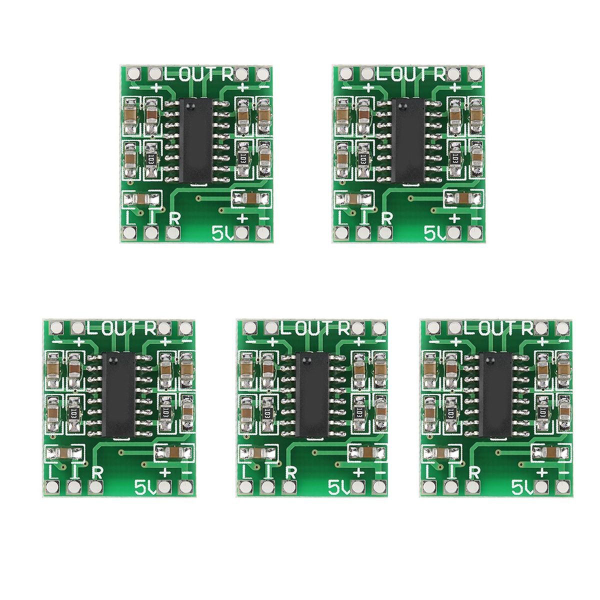 5pcs Super Small 3W+3W Type D PAM8403 Digital Audio