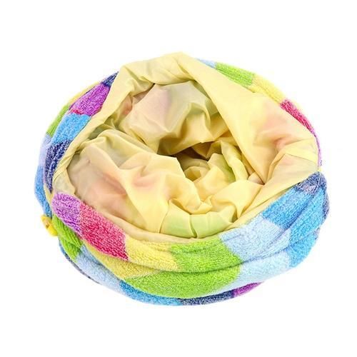 2 Holes Foldable Pet Cat Tunnel Toys Kitten Rabbit Indoor Outdoor Hanging Ball Training Toys Play Tunnel Tubes Cat Supplies