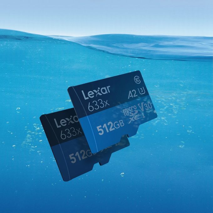 Lexar 633x 512GB High-speed Flash Memory Card Sports Camera Mobile Phone TF Car Driving Recorder Memory Card