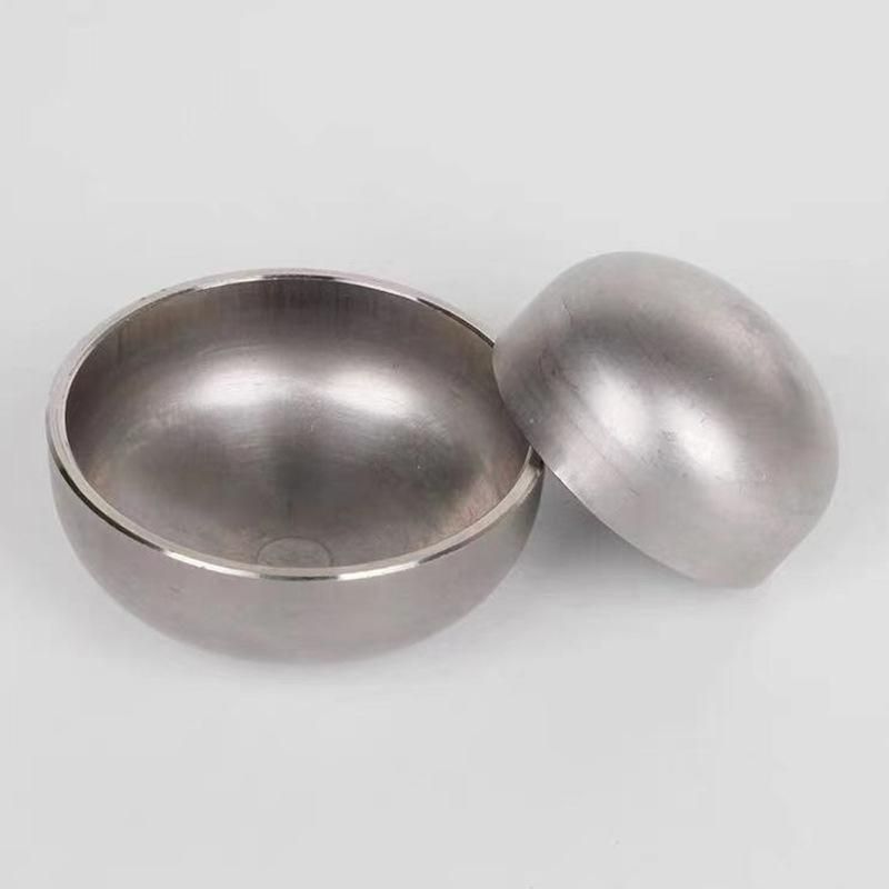 304 Stainless Steel End Socket Spot Supply Stainless Steel Pipe Cap Large Diameter Oval Head Flat Head