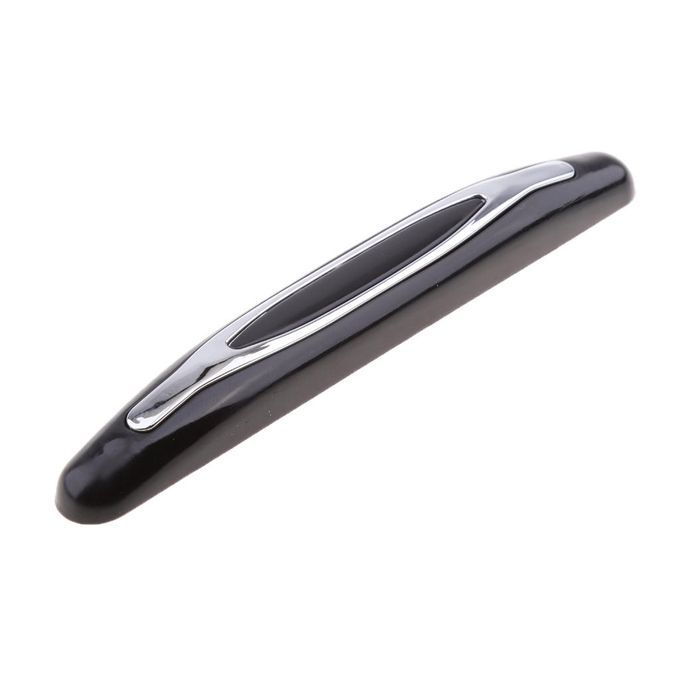 4pcs Black Car Door Bumper Scratch Crash Protector Exterior Black
