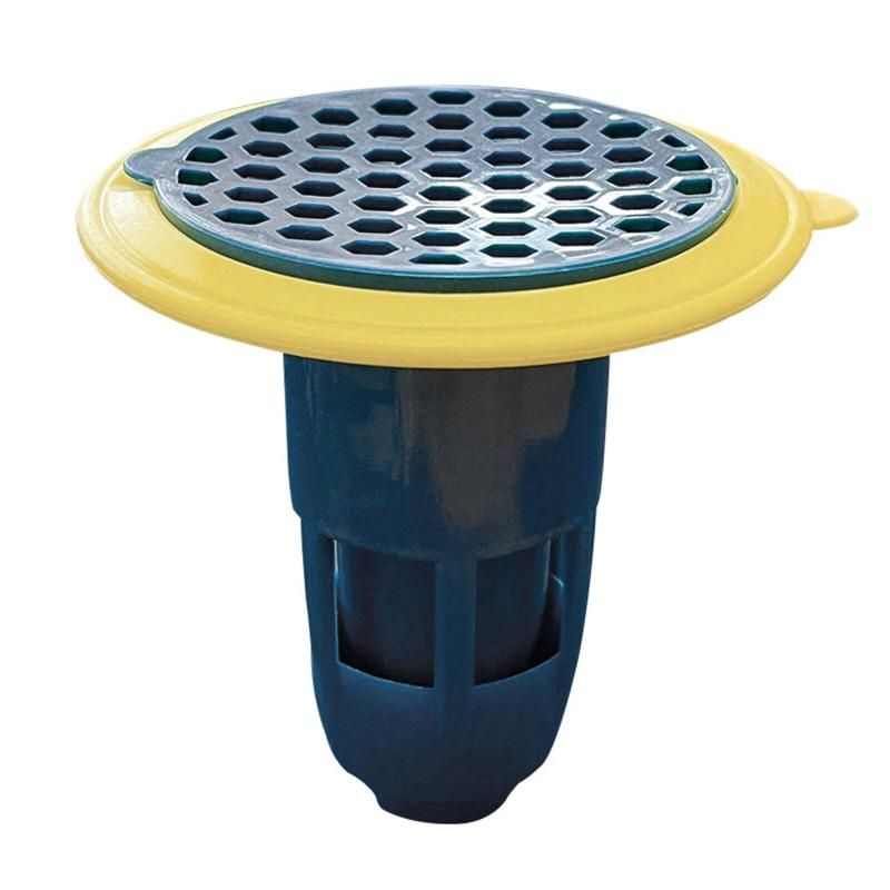 Blue Shower Floor Drain: 360 Degree Sewer Drainage Insert Pl