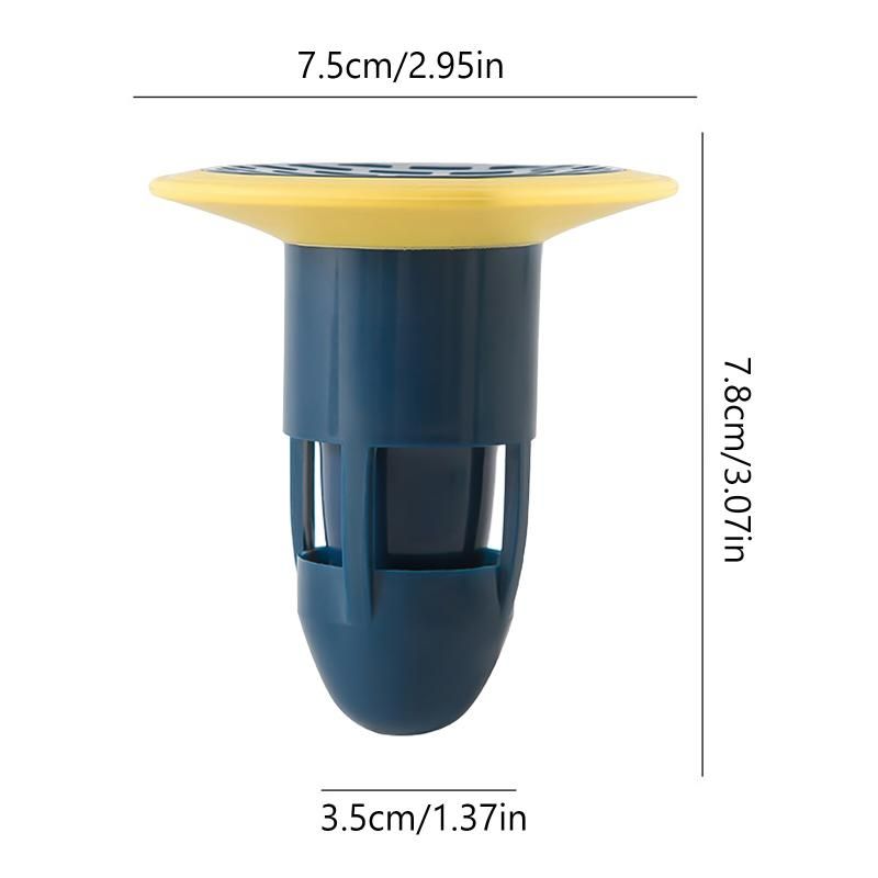 Blue Shower Floor Drain: 360 Degree Sewer Drainage Insert Pl