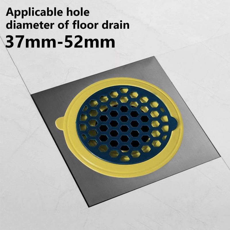 Blue Shower Floor Drain: 360 Degree Sewer Drainage Insert Pl