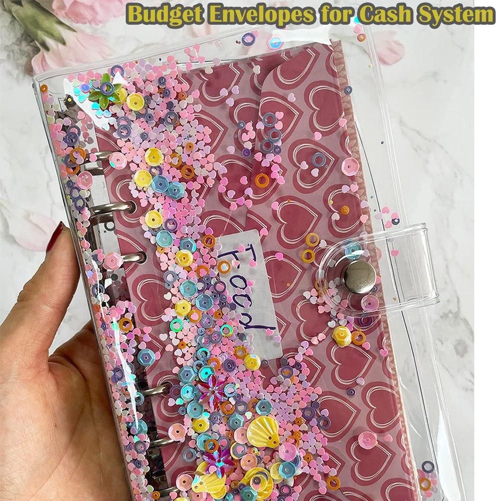 Cash Envelope for Budgeting,Budget Envelope for Cash System,12Pcs Budget Sheets and 24Pcs Self-Adhesive Label