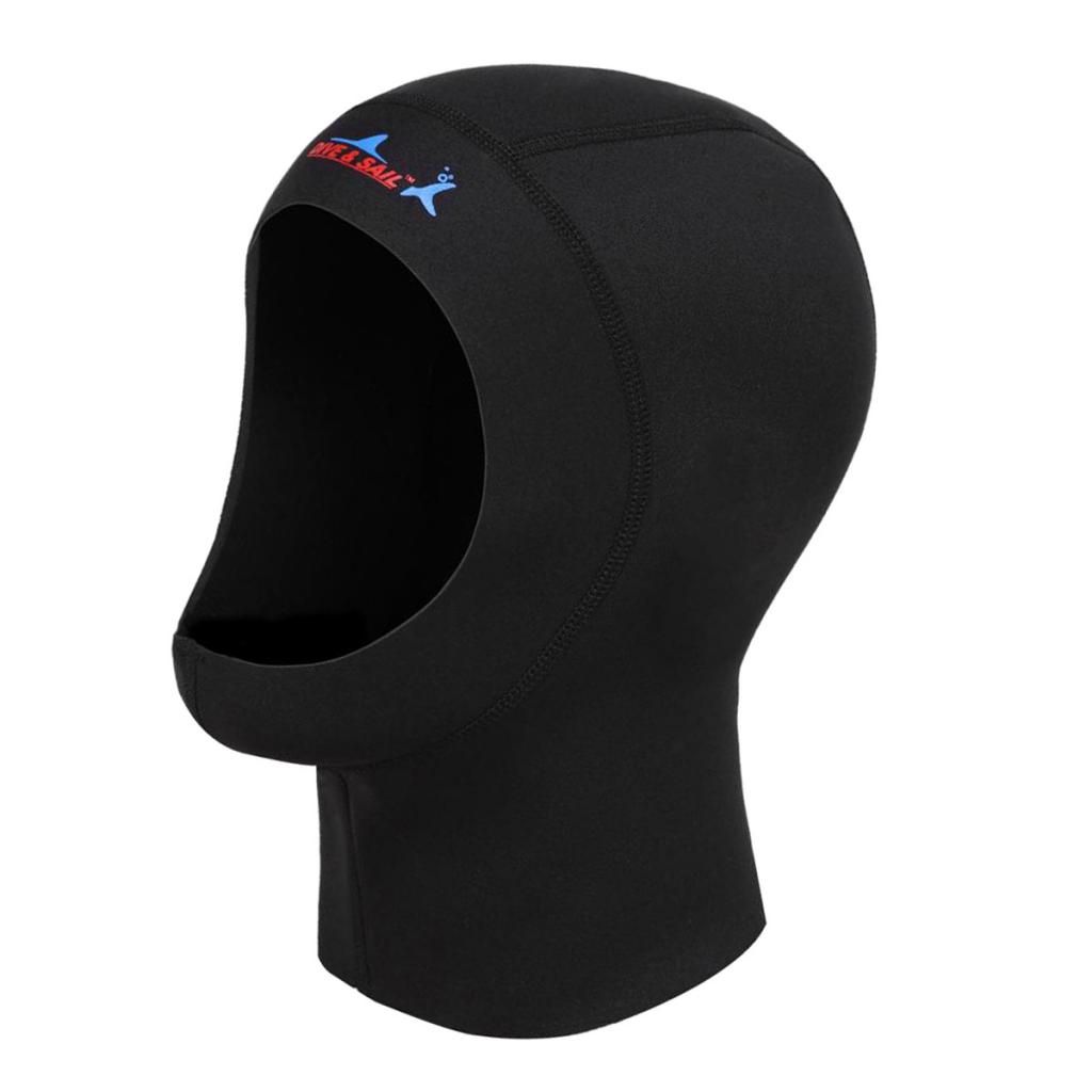 1mm Neoprene Diving Hood Full Face Mask Warm Swimming   Wetsuit Hooded
