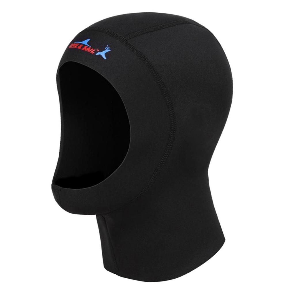 1mm Neoprene Diving Hood Full Face Mask Warm Swimming   Wetsuit Hooded