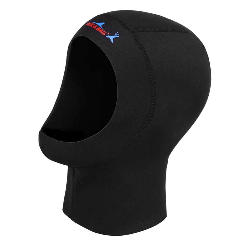 1mm Neoprene Diving Hood Full Face Mask Warm Swimming   Wetsuit Hooded