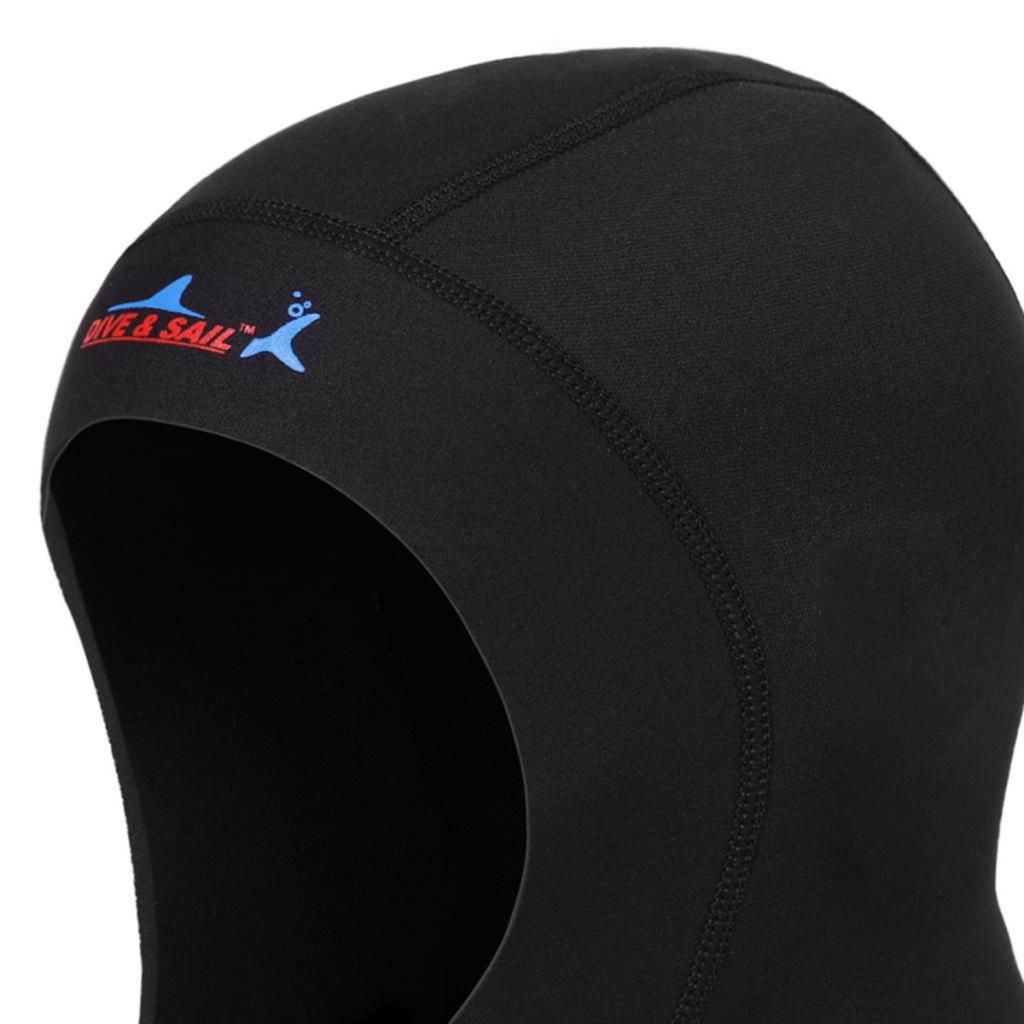 1mm Neoprene Diving Hood Full Face Mask Warm Swimming   Wetsuit Hooded