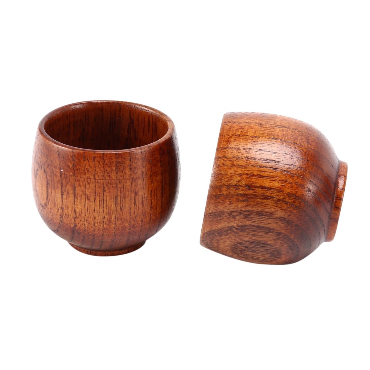 5pcs Creative Tea Set Small Wooden Cup Small Cup Green
