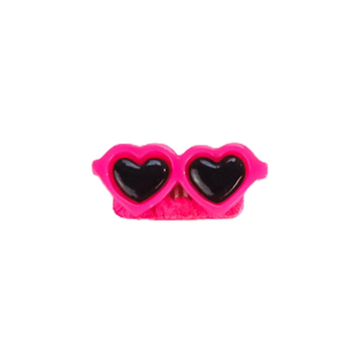 Pet Hair Pin Sunglasses Lovely Dog Cat Barrette Photography Prop Rose Red