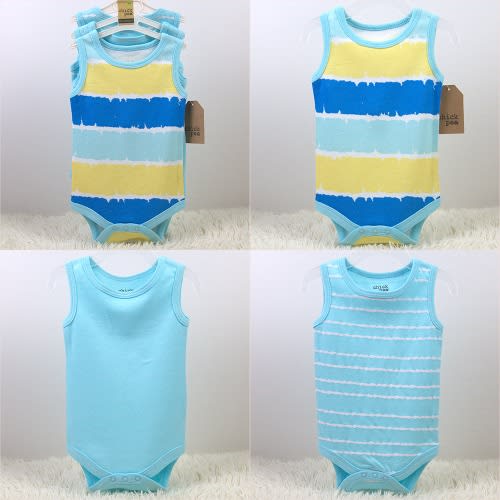 3 Piece Sleeveless Bodysuit