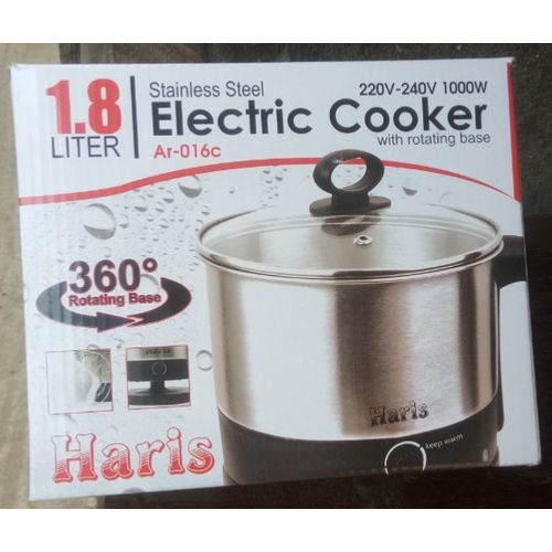 1.8L Mini Stainless Steel Electric Cooking PotNoodles Cooker
