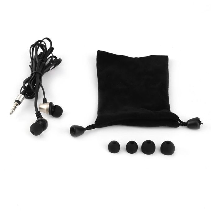 Universal X9 3.5MM Stereo B  Earphone Noise Isolation 1.2M In Ear Earphone-gold