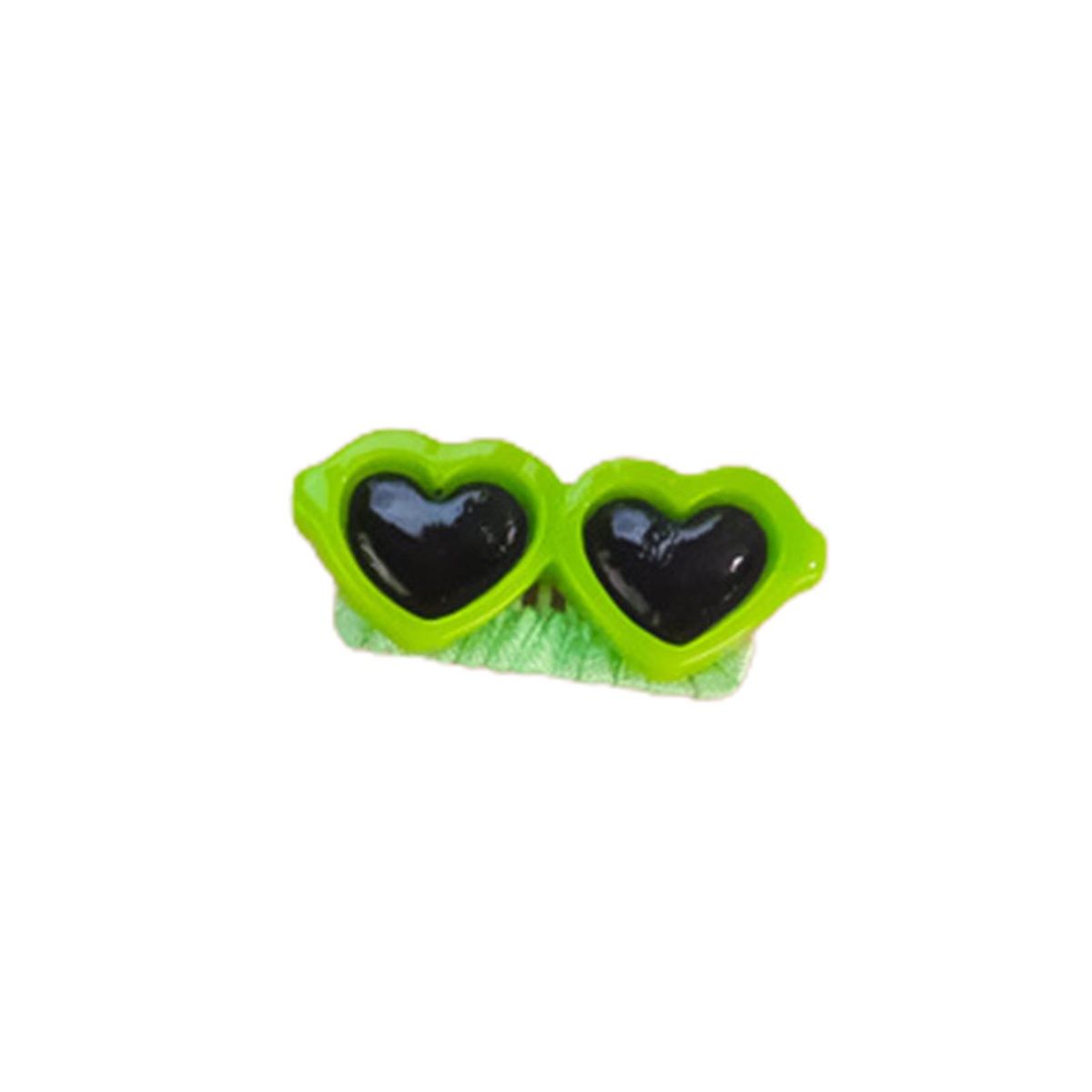Pet Hair Pin Sunglasses Lovely Dog Cat Barrette Photography Prop Green